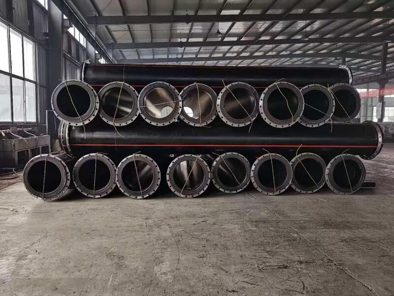 煤礦用聚乙烯大口徑法蘭連接式管..